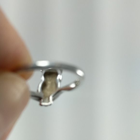 🇨🇦 Sz 7.25 Sterling Owl Ring - Picture 3 of 5